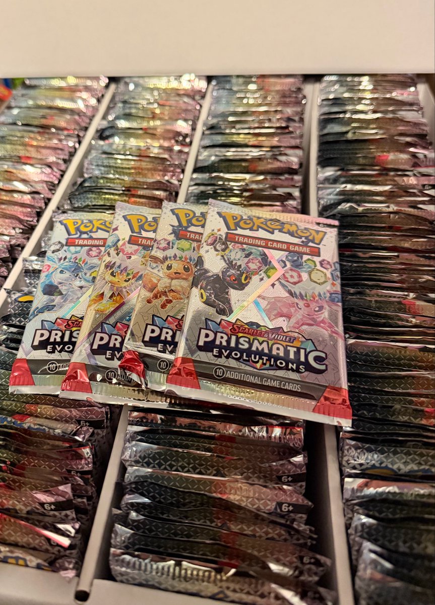 chaseyy's tweet photo. Getting the urge to open all of this prismatic evolutions https://t.co/ByucxWCVNb