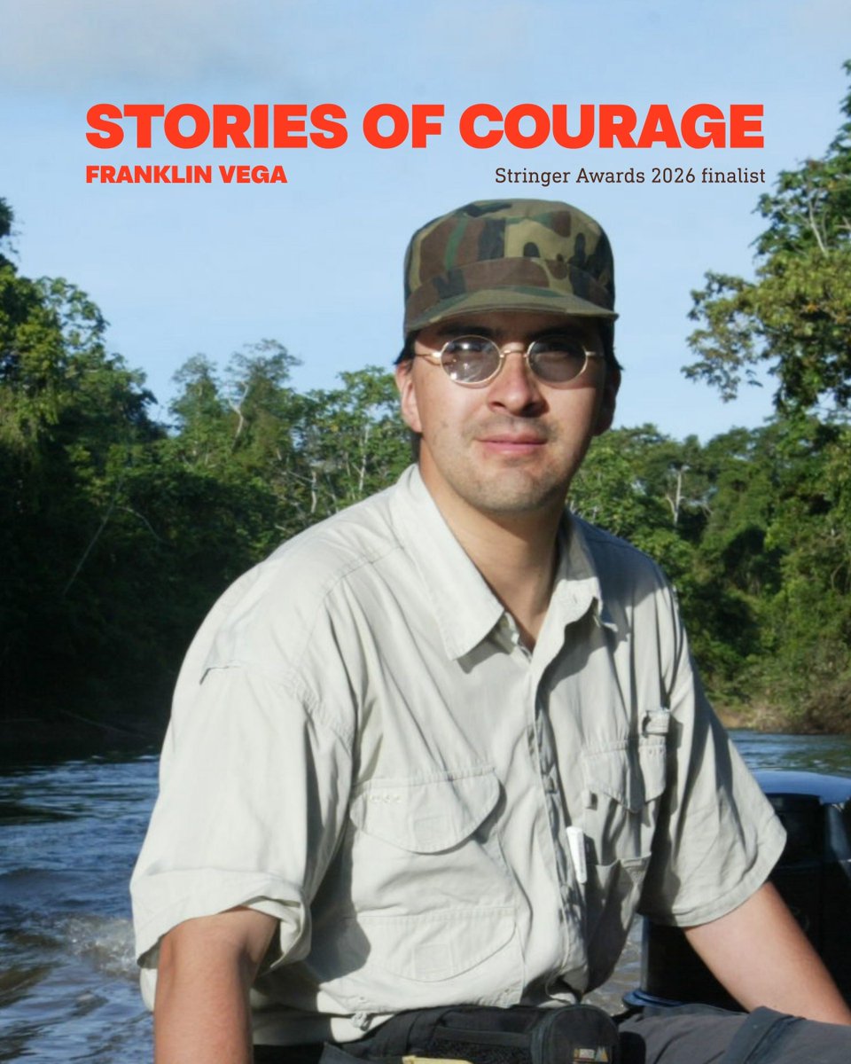 stringerjournos's tweet photo. STORIES OF COURAGE: Franklin Vega - Environmental Journalist on Environmental Destruction, Biodiversity Loss, and Extractive Economies 

Since 1998, Vega has dedicated his journalism career to bringing environmental issues into national conversation, emphasizing how ecological destruction is deeply tied to corruption, regulatory capture, and the erosion of Indigenous and rural livelihoods. His experience working for El Comercio and Al Jazeera as well as founding Bitácora Ambiental has given him a rich understanding of how governmental decisions have lasting consequences on nature. With an approach that combines field reporting, scientific evidence, and data collection, Vega has exposed serious issues like illegal mining, wildlife trafficking, deforestation, and environmental governance failures in the Ecuadorian Amazon and the Galápagos through his detailed reporting. He has served as a powerful voice for communities facing these issues, including Indigenous communities facing illegal mining, park rangers abandoned by the state, and artisanal fishers facing contamination and crime while defending ecosystems. Vega has persevered through major personal risk and the lack of state and corporate support for his work, driven by the goal to create public accountability for environmental destruction. 

Visit https://t.co/FUwxSskmxe to learn more about The Stringer Foundation.
Support courageous journalism by donating today (https://t.co/niDozKjYrF).