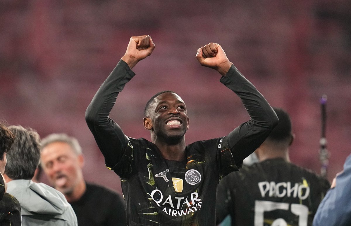 ActuFoot_'s tweet photo. 🚨 OUSMANE DEMBÉLÉ 🇫🇷 REJOINT UN NOUVEAU CERCLE FERMÉ EN LIGUE DES CHAMPIONS !!!! ❤️💙

Il devient le 5ème joueur à marquer en phase de groupes, 8es de finale, quarts de finale, demi-finale et en finale lors d'une saison en Ligue des Champions. ⚽️

Après Diego Milito 🇦🇷, Lionel Messi 🇦🇷, Cristiano Ronaldo 🇵🇹 et Sadio Mané 🇸🇳. 

📊 @Statsdufoot