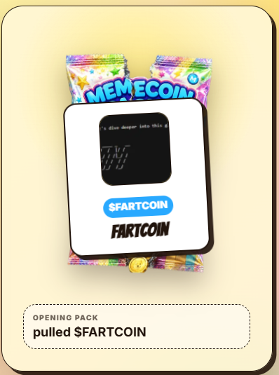 cr15pe's tweet photo. RIPPED FARTCOIN!

$PACKS https://t.co/QYj3qpYsVp