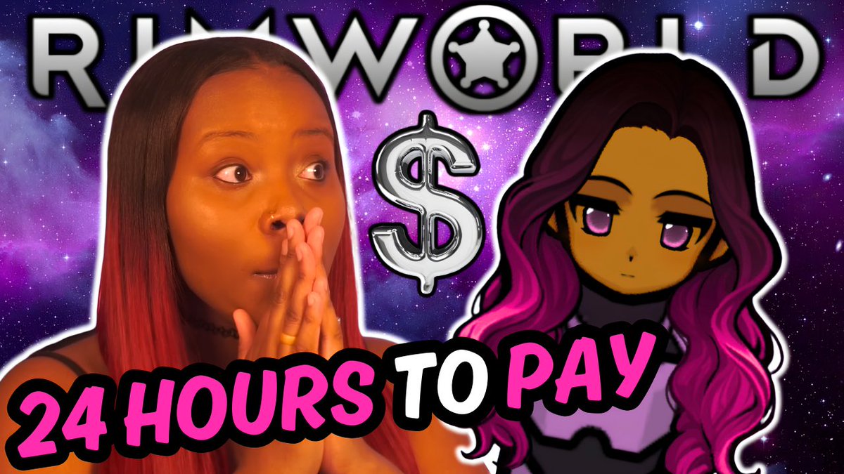 VarietyPrincess's tweet photo. The colony is $2,500 in debt and a raid is imminent. We have exactly 24 hours to generate the funds or start selling our best weapons. The RimWorld debt crisis stream begins at 2:00 PM ET. 

Watch live: https://t.co/IajV9Vln32 https://t.co/d033uEVjQc