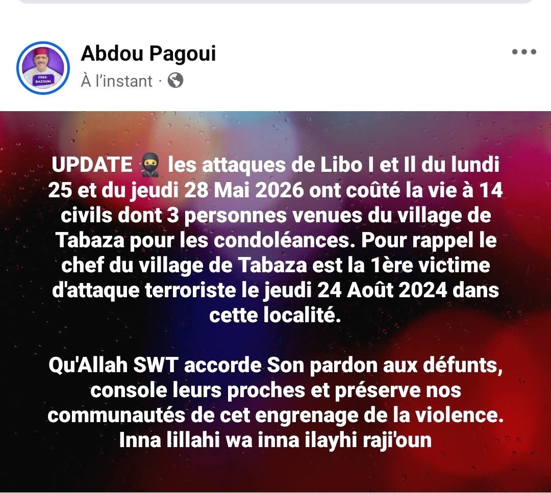 ighazer's tweet photo. #Niger 🥷 #Insécurité 🥷 #Dosso https://t.co/f9UQ0gWOpG