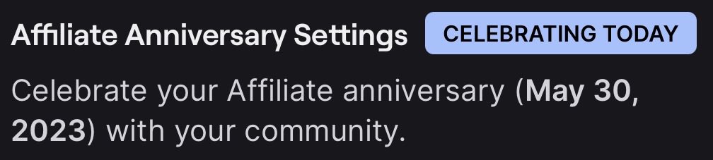 br3nna's tweet photo. Celebrating my Affiliate Anniversary by not streaming! Gasp. 
Maybe I will again, someday. Right now is just not a good time.  
(I do miss many of you, though.) https://t.co/Vm4l3hhn0u