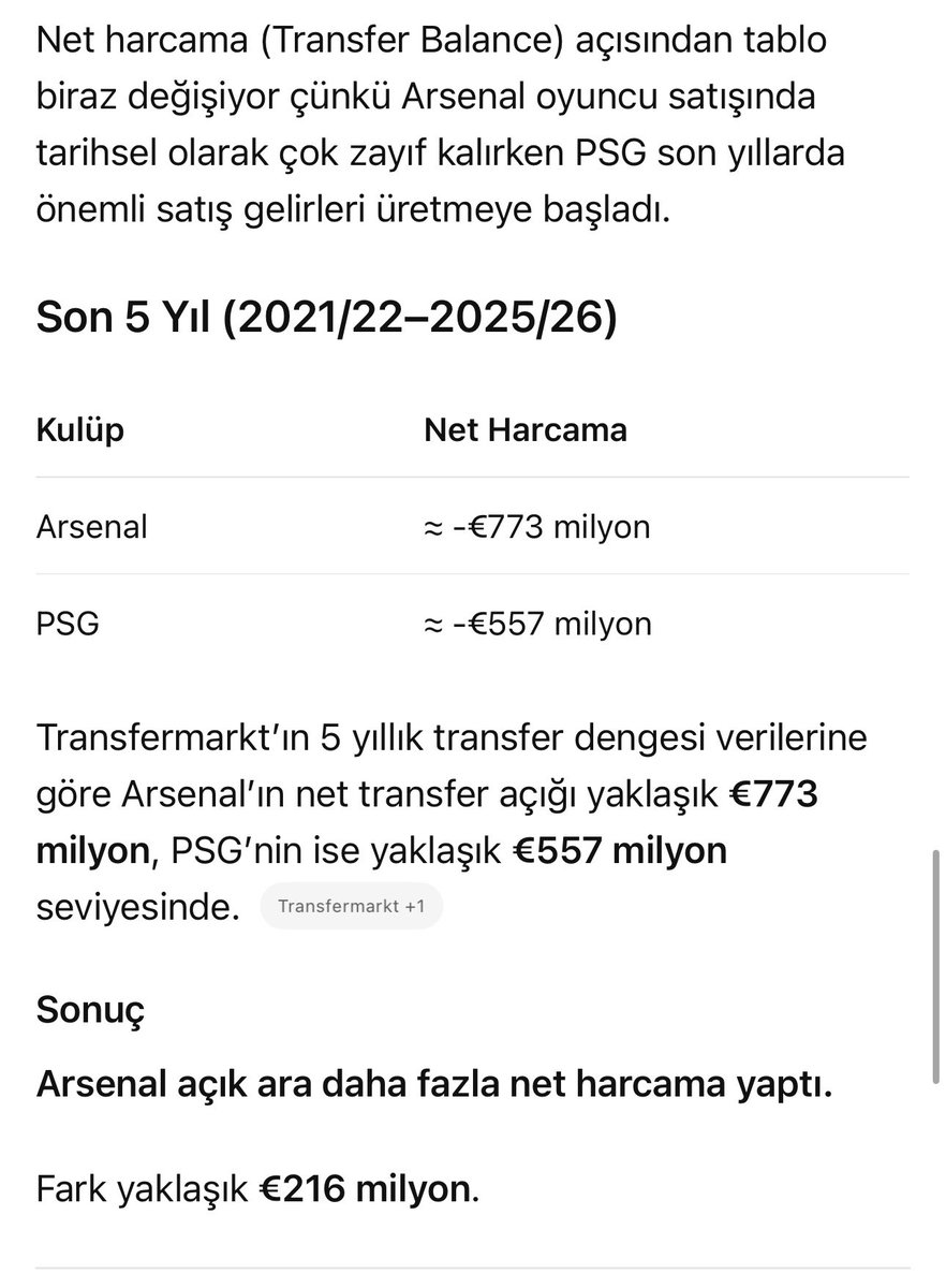 littleiv3's tweet photo. Sınırsız para saçan PSG, son 5 yılda hem net hem brüt transfer maliyetlerinde “mütevazı” Arsenal’den %20 civarı daha az harcama yapmış. 

Bilmesek yedireceksiniz Onurcan Bey… https://t.co/EQxyRGShFf