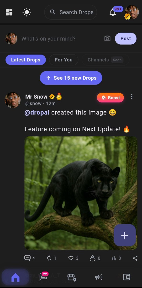 Drop Social tweet media