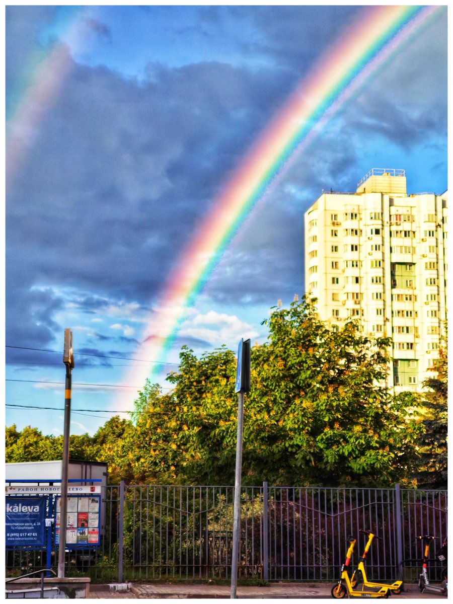 Goretc_'s tweet photo. Радуга🌈 после дождя... https://t.co/hl6EqzS571