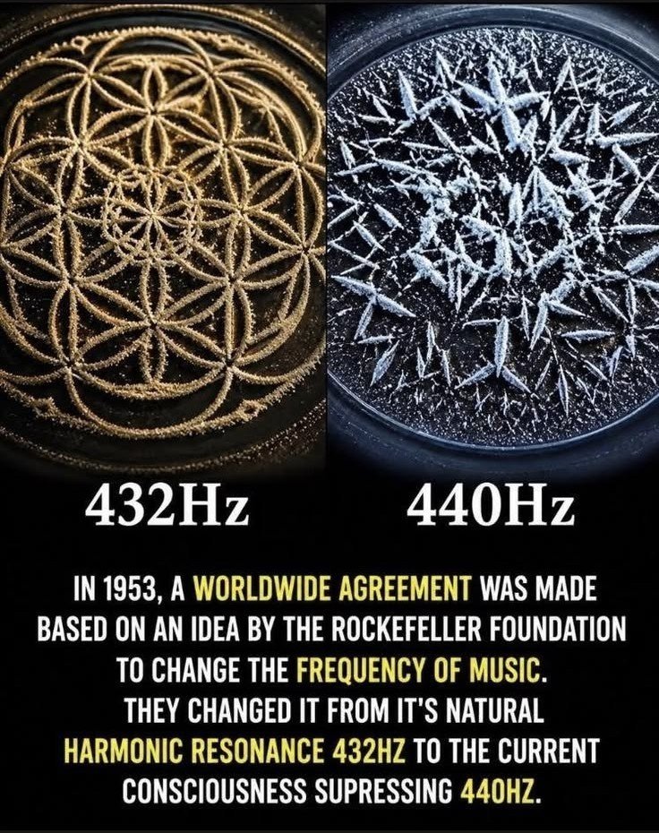 Saulito46107740's tweet photo. "EVEN OUR HARMONIC RESONANCE HAS BEEN HIJACKED TO KEEP OUR CONCIOUSNESS SUPRESSED."
💧 https://t.co/ypJAKP9eKk