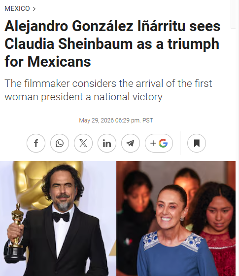 DavidWolf777's tweet photo. Another #Hollywood clueless moron. As if his overrated pompous movies weren't enough.

#Mexico #Narcostate #morena https://t.co/WnLOUIYnAM