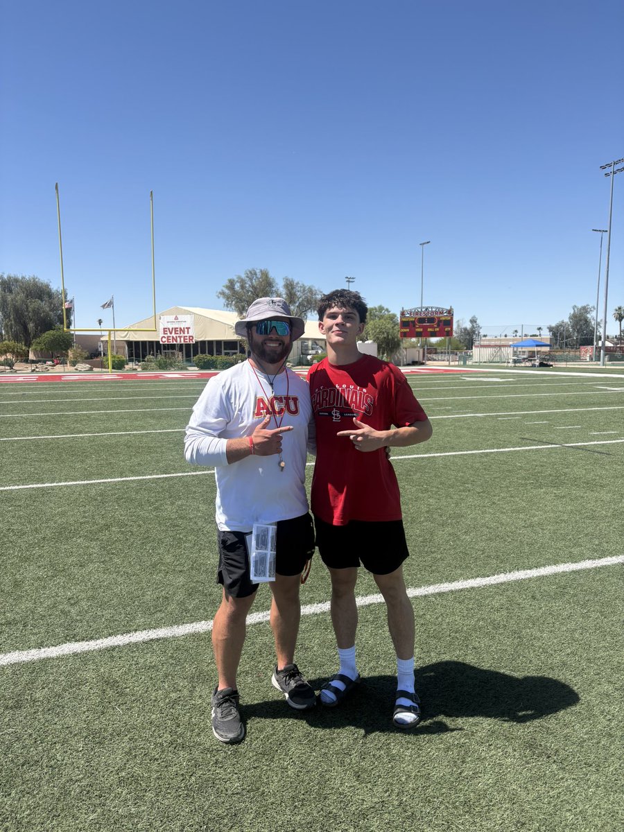 1uk2j's tweet photo. Had a great time at the ACU camp today! Thank you @coachw_chambers for the invite out! https://t.co/1FwjrBuXRN