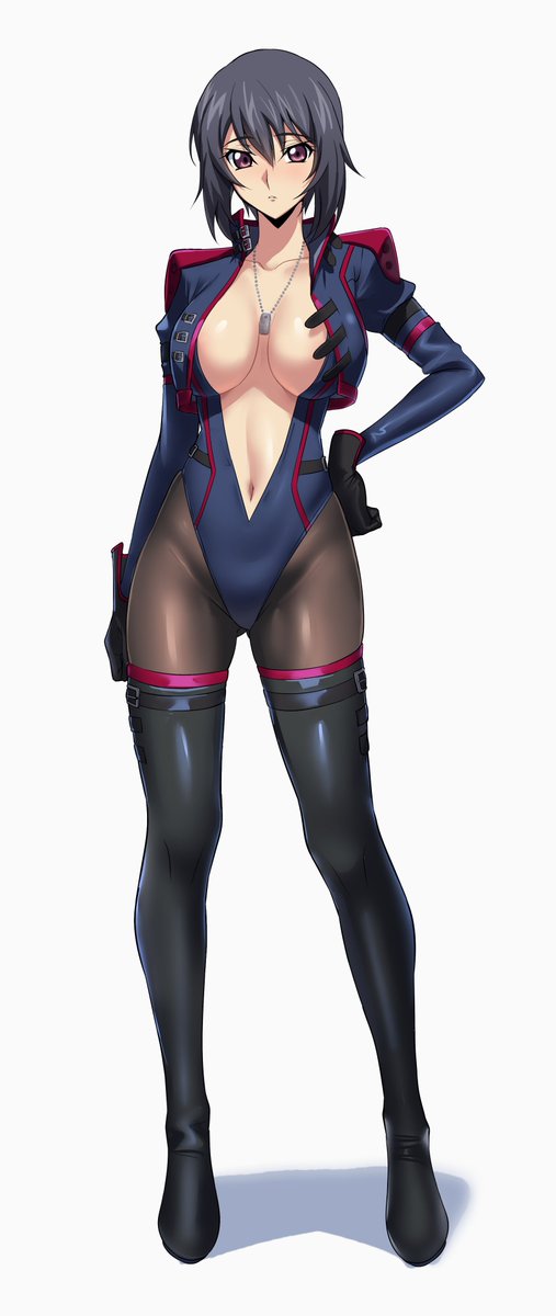 1021echo1's tweet photo. Ayano Kosaka from Code Geass: Akito The Exiled. Commission made for me by @Tenchi_24. 20 variations. I requested a change to her pilot suit by making it into a high-cut leotard. https://t.co/WOc3shXfpa