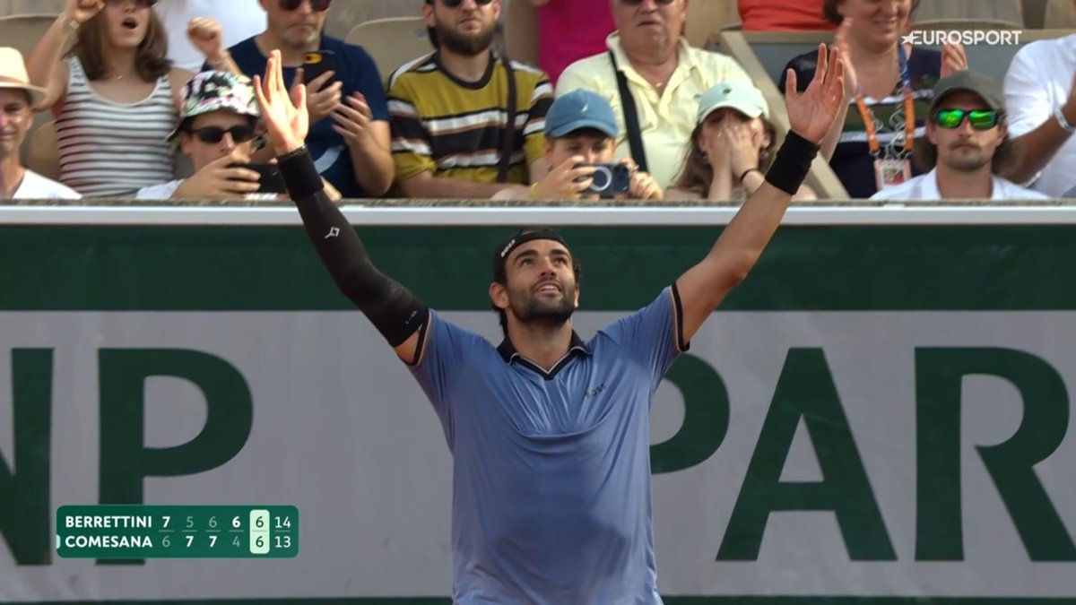 fantom9's tweet photo. #berrettini #tennis https://t.co/fvQQt56DPC