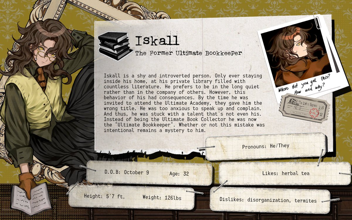 LimbusExpress's tweet photo. "To have vast knowledge yet unable to share it with others... Oh how pitiful it must be for you, Dear Iskall."

-Mr. Crow

#danganronpa  #fanganronpa #fangan https://t.co/pUkDsFhTbg