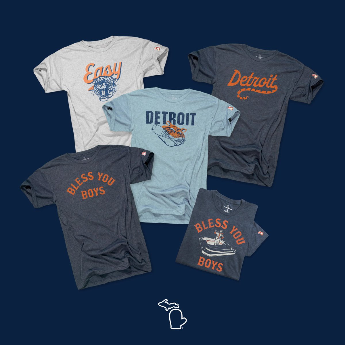 themittenstate's tweet photo. Detroit baseball hits different when you're wearing it right. Rep the D like you've earned it. 💙🐯 https://t.co/1KzqTmFJDf