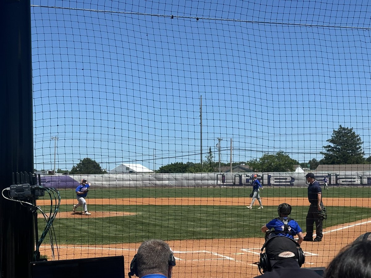 EdisonSports's tweet photo. Eli Hermes will take the mound to start this District Championship game vs Fairview.

#GoChargers https://t.co/OE171s1ANb
