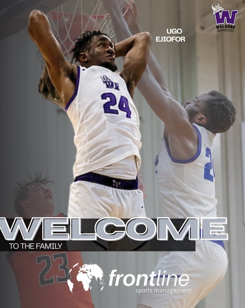 frontline_sm_'s tweet photo. Frontline Sports is proud to welcome Ugochukwu “Ugo” Ejiofor to the family! 

6’8” | 7’1” wingspan | forward/center who impacts every phase. All-Conference senior season — led Waldorf in scoring, rebounds, blocks & FG%. Top 5 in the GPAC across the board.

Degree earned. Next chapter loading.