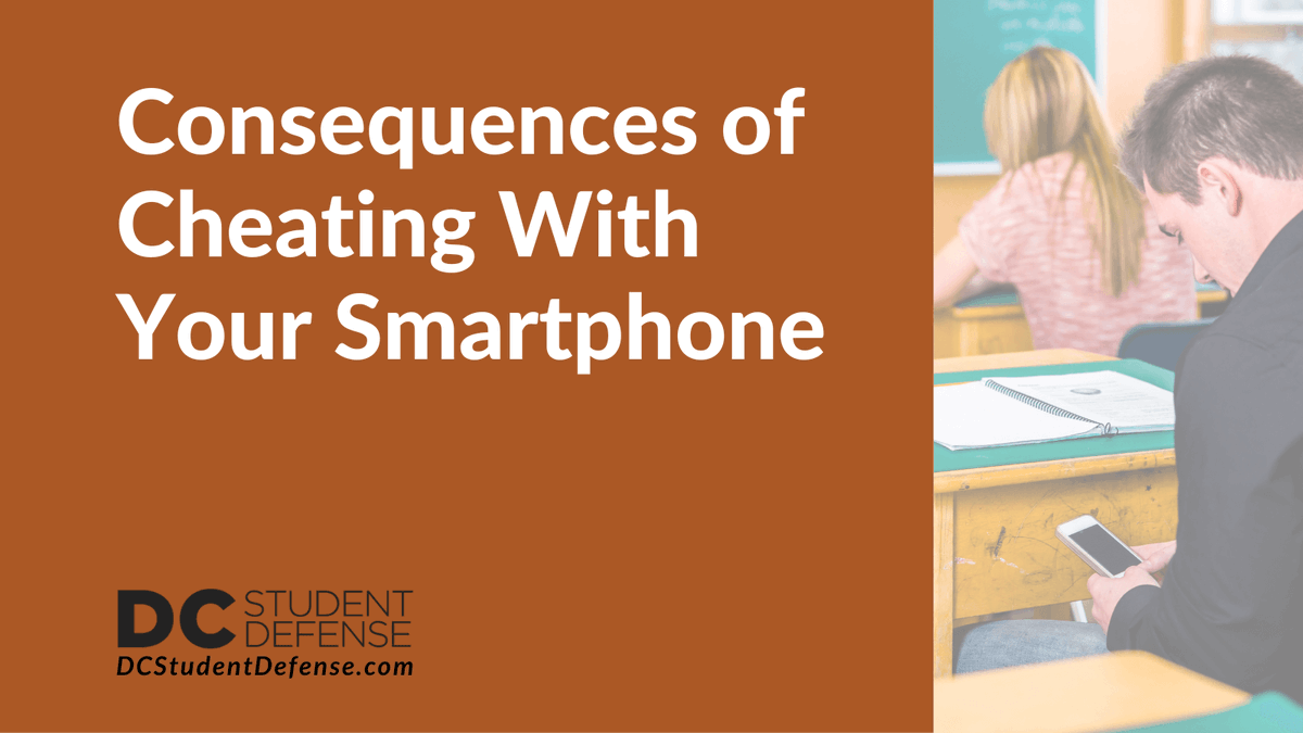 StudentDefense's tweet photo. If you’re thinking about using your phone to cheat on an exam, you should probably be aware of the consequences first. 

https://t.co/dAch2lYTui

#StudentDefenseLawyer #StudentDefense #DCLawyer https://t.co/2Vd83uInJ4