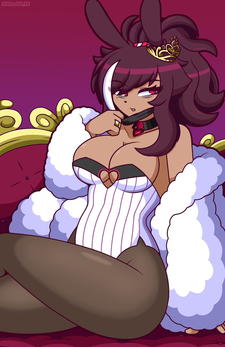 Monolith_TK's tweet photo. In the bunny queen’s royal presence… 🐰❤️ https://t.co/wGXouHYY0W