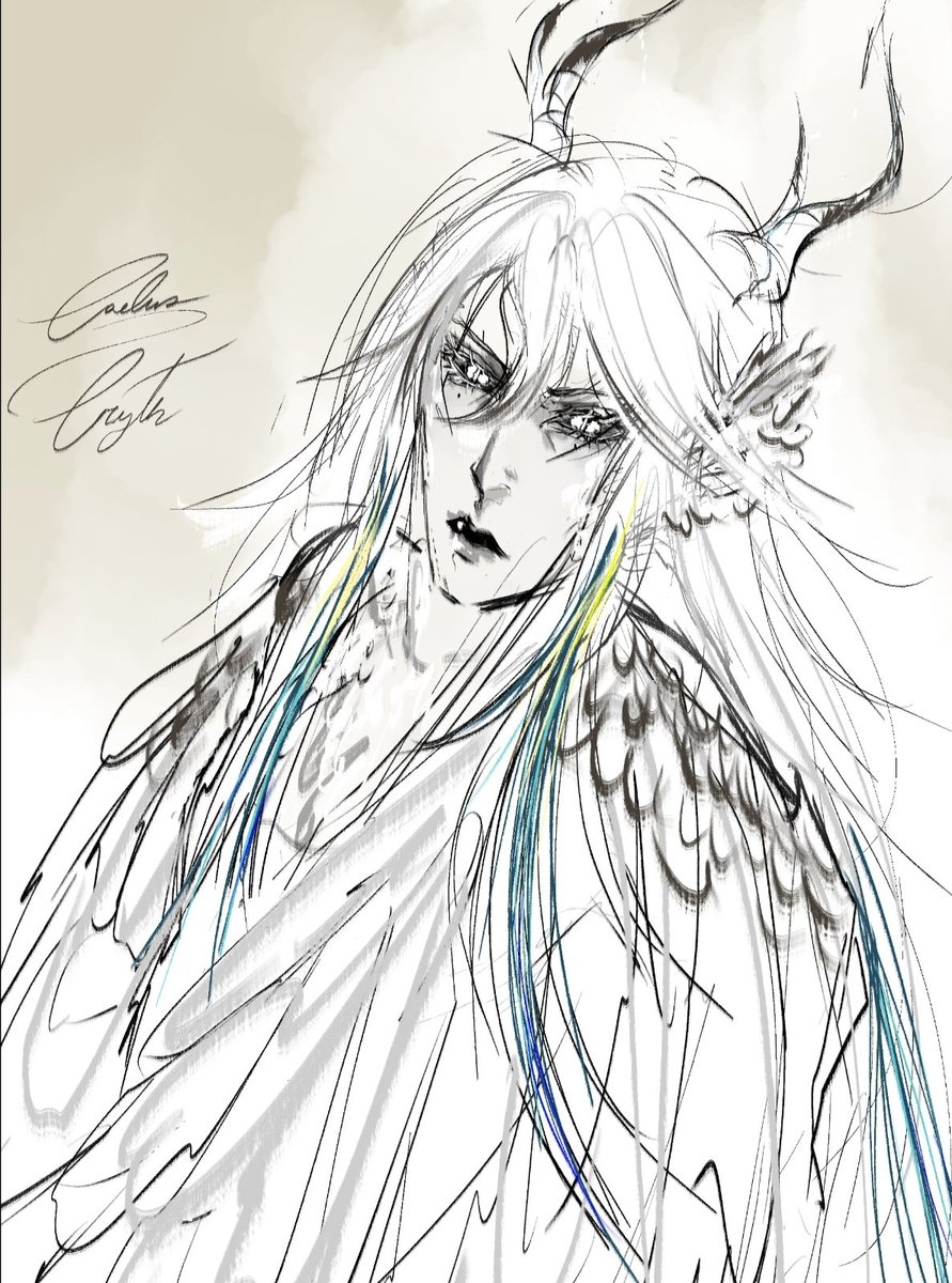 _garden1a's tweet photo. #oc Crying sky. https://t.co/PA8jXt81Mc