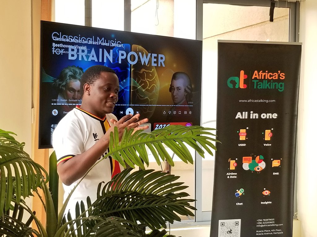 ATCommunityKla's tweet photo. Last weekend, Mark & Isaac, Software Engineers took developers, students and innovators through AI Agent Skills for 2G Technologies  Hackathon organized by Africa's Talking Kla Community. The event challenged participants to build AI-powered solutions that can work in low-connectivity environments using @Africastalking APIs .

#BuildWithAT #WeLoveNerds | @m_k_global