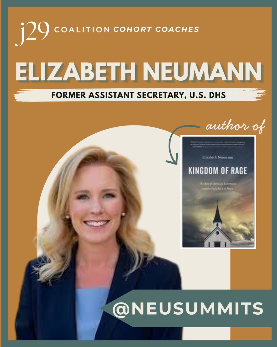 J29Coalition's tweet photo. @neusummits joins J29 👇
Former DHS official + author of Kingdom of Rage.
Insight you won’t hear anywhere else... but in the j29 cohort. https://t.co/ic5mLeeqUo