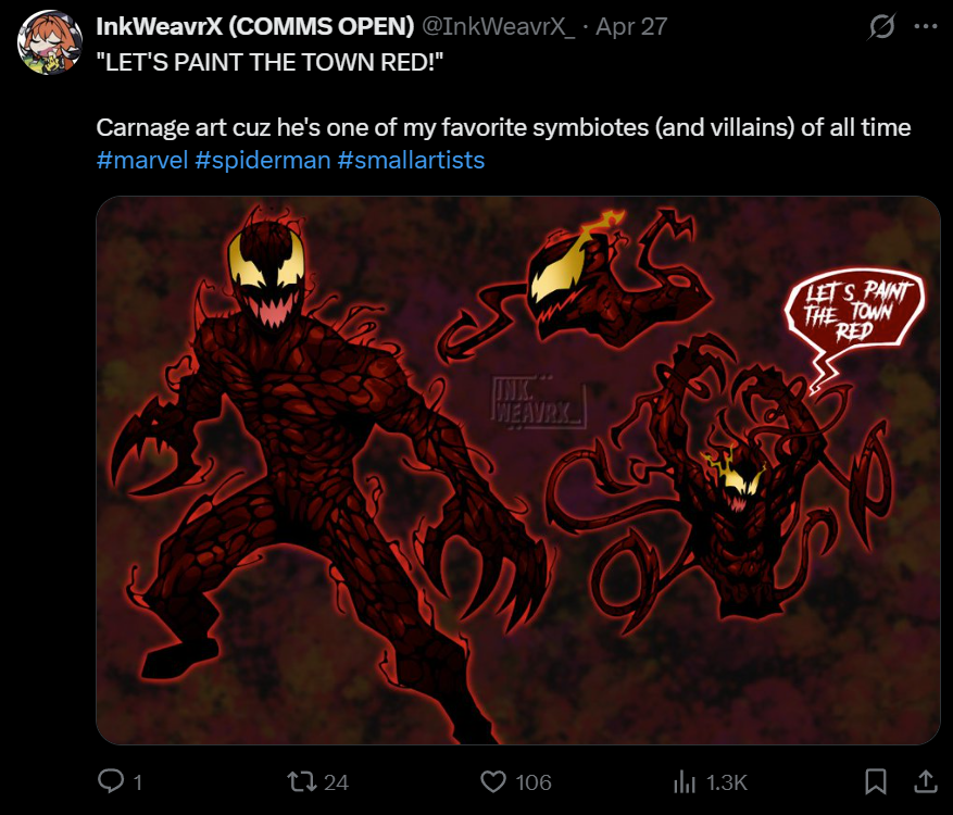 InkWeavrX (COMMS OPEN) tweet media
