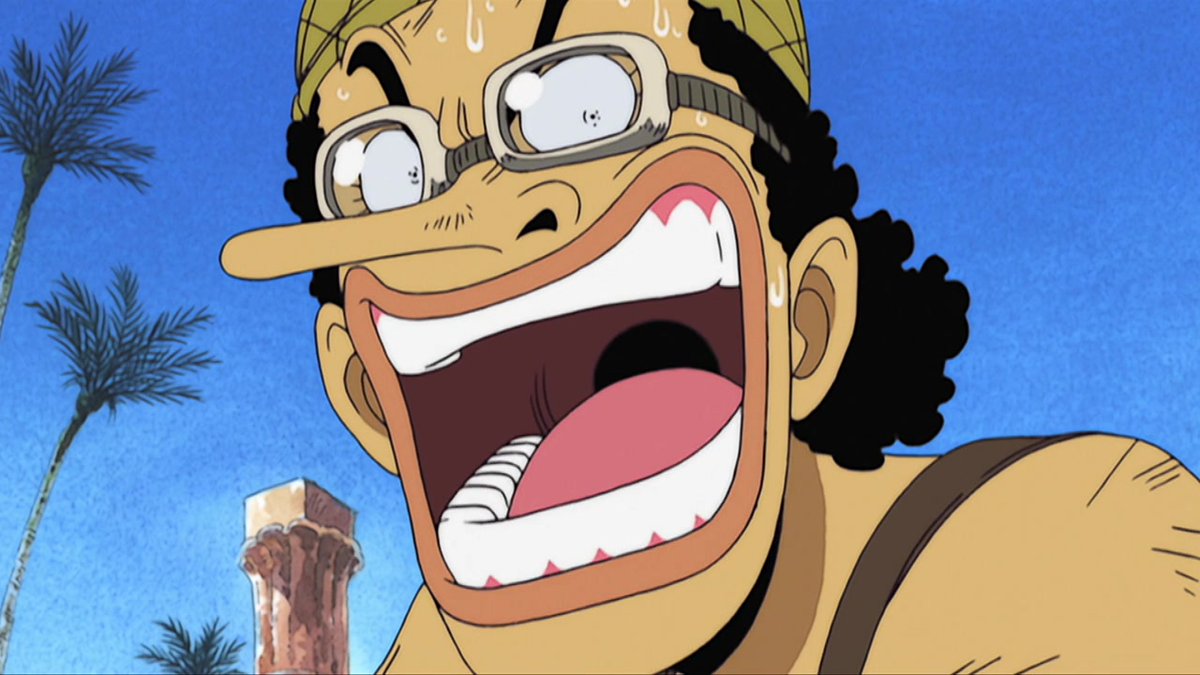Soppyzone's tweet photo. I loveeeeee Usopp's expression here so much xD poor guy is in so much distress https://t.co/i0TYuOkInB