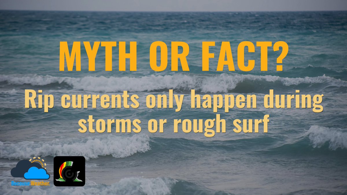 RadarOmega's tweet photo. πIn reality, rip currents can form on calm, sunny days and often appear as a quieter break in the waves. Their deceptively calm appearance can make them difficult to spot from the beach. #RipCurrents #BeachSafety https://t.co/4RRDtrpmHa