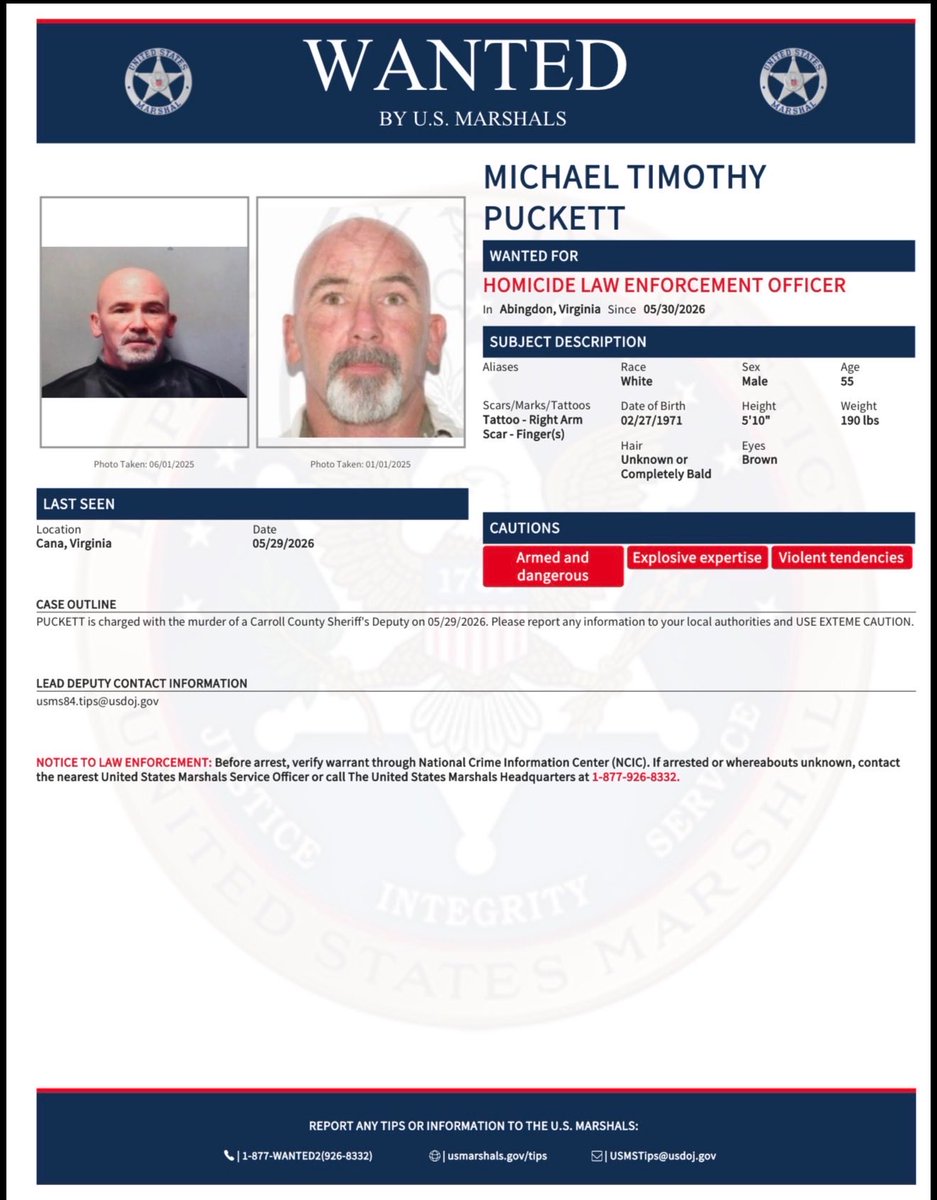 U.S. Marshals Service tweet media