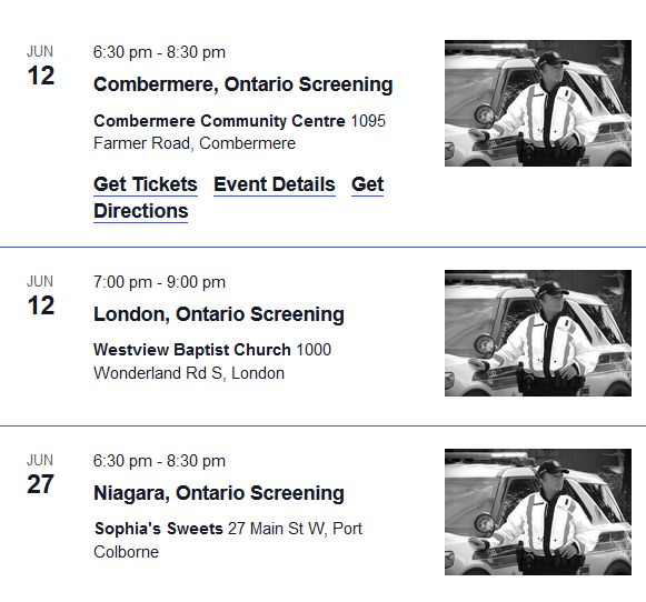 VGircys's tweet photo. Tickets are now available across Ontario for the Canada Wide screening of the Documentary Film "Silencing Detective Grus" 
Feel Free to host your own event, we can help make it happen. 
https://t.co/WKa0SAZNz0 https://t.co/1mjA391Gnm