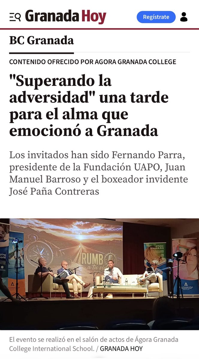 RumboTu's tweet photo. Gracias a Granada Hoy por este articulo. https://t.co/ZHcj9c2PlF