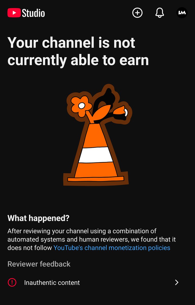 NeerajThakurX's tweet photo. 50 Days Since Demonetization & Still No Resolution 💔

Dear @TeamYouTube,
It has been 50 Days since my Channel was Demonetized. I submitted an Appeal Video, but it was Rejected. What is MOST concerning is that the Appeal video still shows 0 views, which strongly suggests that it may not have been reviewed by a Human.
As a creator, I am only asking for a fair Human Review of my Case. My Channel, with over 780K SUBSCRIBERS, is now on the verge of losing its reach entirely due to this prolonged issue.
I Respectfully request your assistance in resolving this matter as soon as possible. ����

📌 Case ID: 1-3492000041315
🎬 Channel: Light Movies
🔗 Channel URL: https://t.co/kyibF2tExh

Thank you for your time and consideration.

@YouTube
@nealmohan
@YouTubeCreators
@UpdatesFromYT
@reneritchie 

__________________

@mindlesspinelss
@AnimeVersus_X
@stevenyjsong
@MovieTalkNOW1
@AydinPaladin
@HakariAltAcc
@EternalMystYT
@mortifyanims
@punit_verma67
@Meowbananacat
@Aiden213213
@DeliresdeMax
@Earthfanboy
@fantasy_images
@TheBioloco
@real_Monumental
@ZzhuRafa
@DanAnimation1
@SLHanimation
@LoxtopiaAlicia
__________________

@FixYPP
@ThatUmbrella
@bear_ing
@Kneon
@thevivafrei
@verbalriotshow
@Nina7Infinity
@MovieTalkNOW1
@CricketNewsHD4
@soulmatereading
@XStrangeHistory
@natecurtiss_yt
@urban_studio_yt
@1Skilaw
@NoBotForSupport
@RayDocsProd
__________________

#inauthenticcontent #youtube #youtubedemonetization #creatorsupport #youtubecreators #contentcreator #monetization #youtubepartner #fairreview #fixyoutube #youtubepolicy #supportcreators