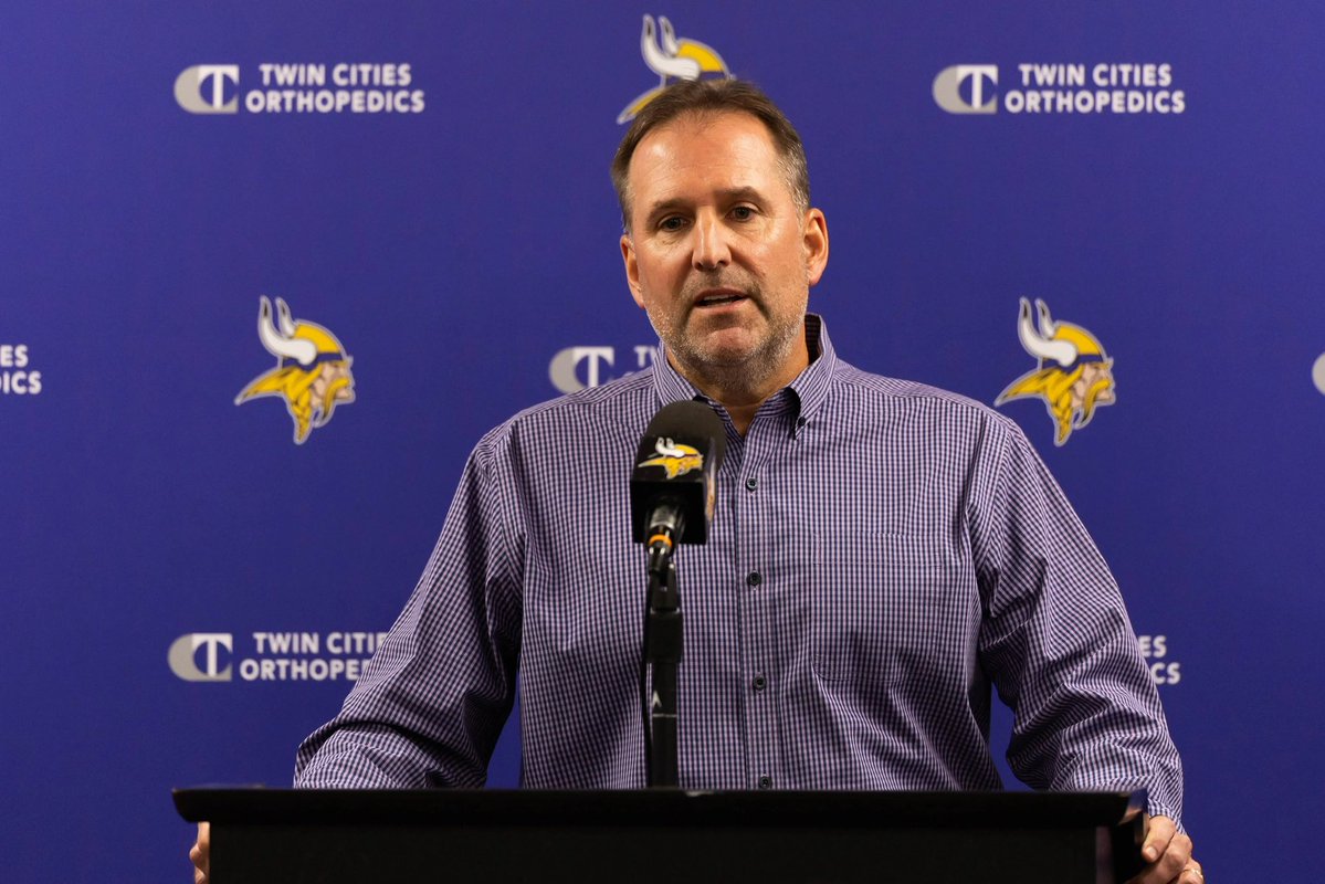 SleeperVikings's tweet photo. Vikings interim GM Rob Brzezinski will be staying with the club in his current role as EVP of football operations per @jjones9 https://t.co/shKpybRDDI