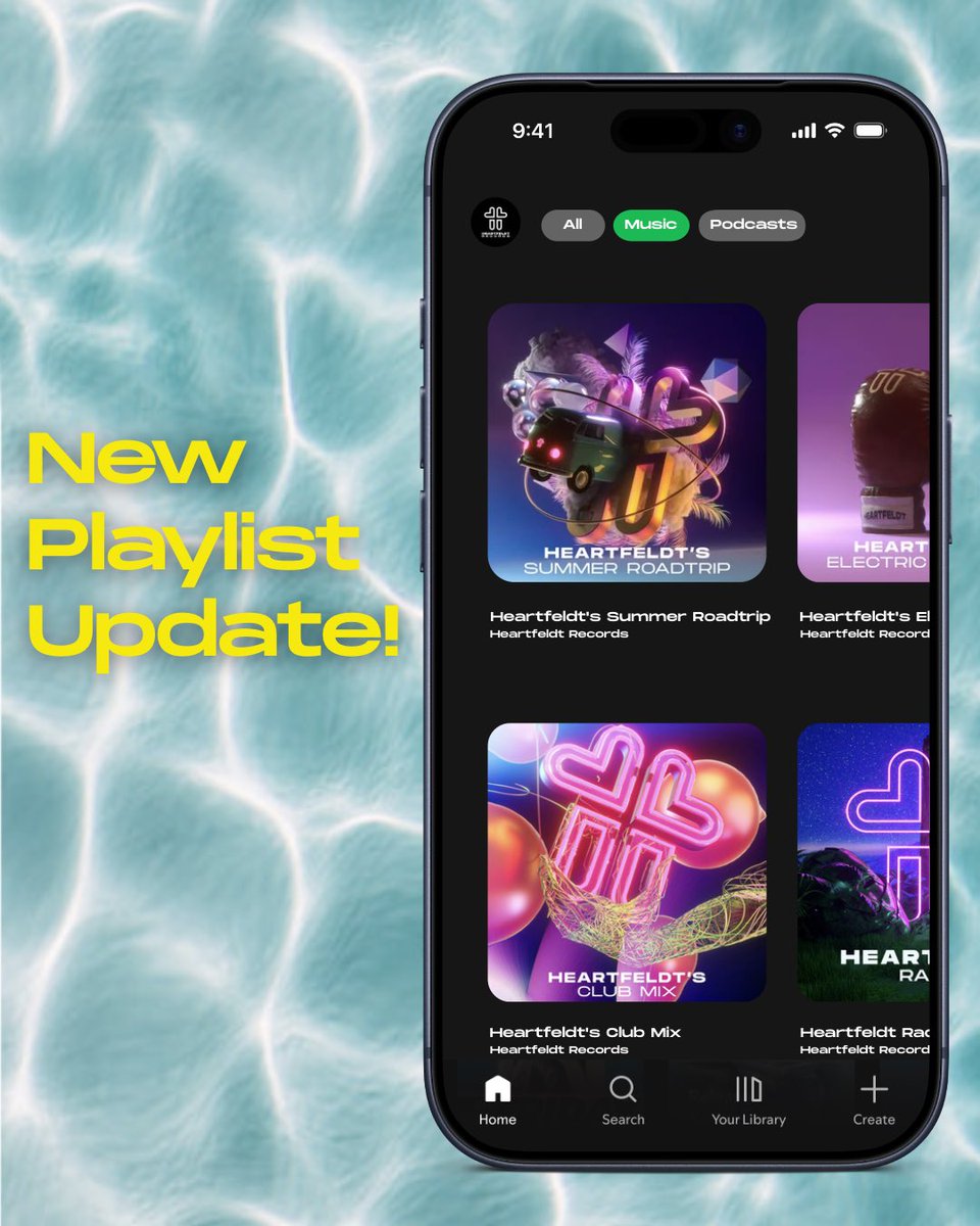 HeartfeldtHQ's tweet photo. Our Spotify playlists have officially been updated with the latest house music we’re loving right now.

And the best part? We refresh our playlists every Friday, so there’s always something new to discover.

Hit play and save your favorites now🔥

🔗: https://t.co/cSNwMWqHDM https://t.co/OnnDACkDJZ
