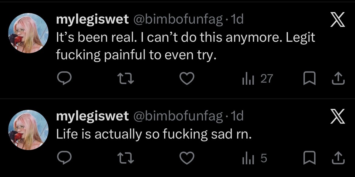 ranadellake's tweet photo. @bimbofunfag @khialanie girl no wonder all ur tweets are su!cidal.. u don’t get the joy of living life like the rest of us cuz ur a deaf tasteless ass bitch https://t.co/OmREj6aiiI