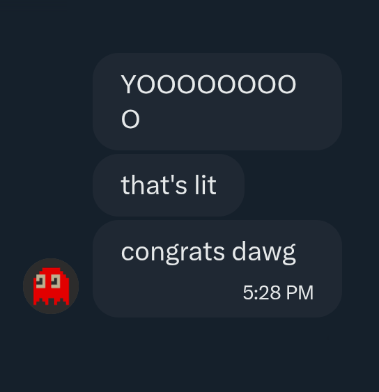 peach2k2's tweet photo. I GOT AN INTERNSHIP https://t.co/n8TtDxjVRJ
