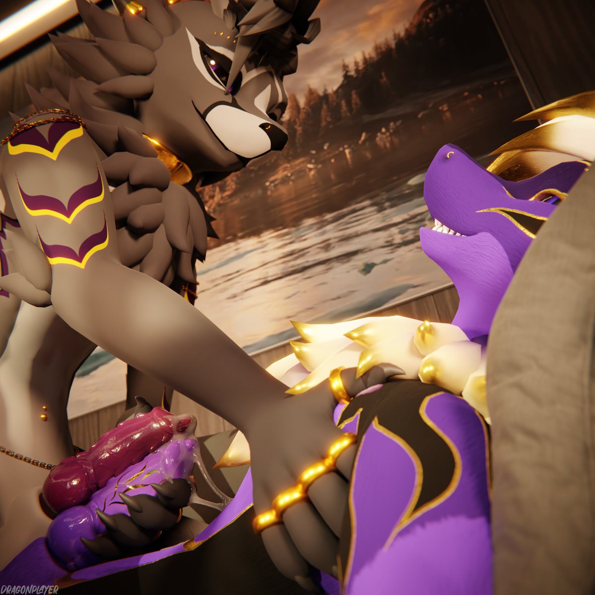 DragonPlayerAD's tweet photo. Render for @ThatRoyalDragon and @FangsyCat 💜 https://t.co/ND9SOVeSQN