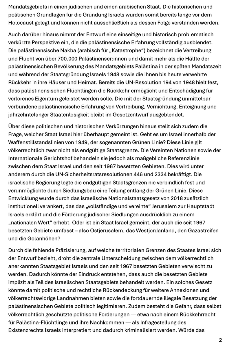 HannaKienzler's tweet photo. We are 136 scholars of Middle East Studies, Antisemitism Studies, and Holocaust Studies who criticise the “Draft Act on the Criminalization of the Denial of the State of Israel’s Right to Exist,” submitted by the State of Hesse to the German Bundesrat. 1/ https://t.co/PcyVt7wXZ4 https://t.co/joW6QdCxhl