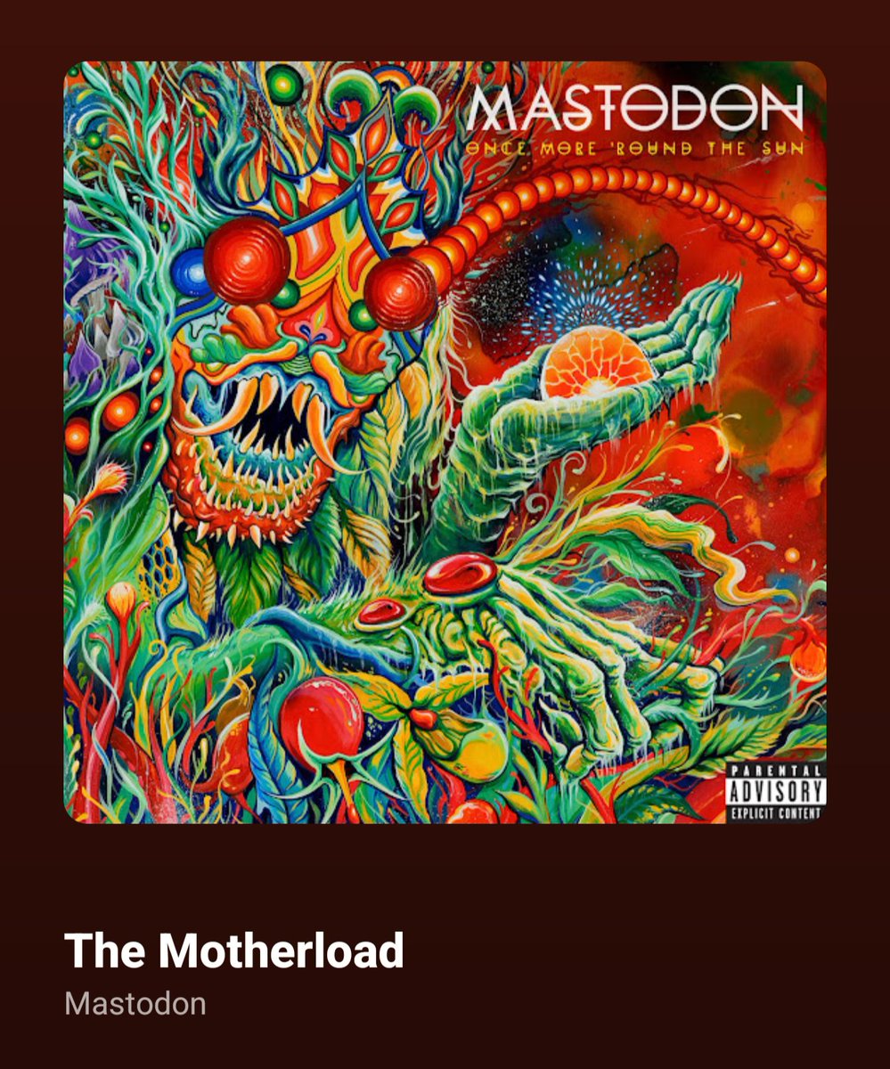w00d's tweet photo. @JVMonte2 Anything sung by Brann Dailor of Mastodon, but particularly this one. https://t.co/iEuZh1cX1S