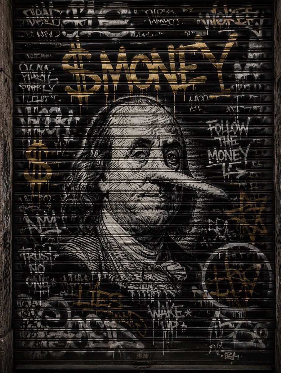 SamSunTQ's tweet photo. $MONEY is built around a reality everyone already understands.

The media lies.
Politicians lie.
Influencers lie.
“Experts” lie.

Every day another narrative gets pushed because somebody profits from it.

We’re not creating a story.

We’re exposing one. https://t.co/qrYPC21sxF