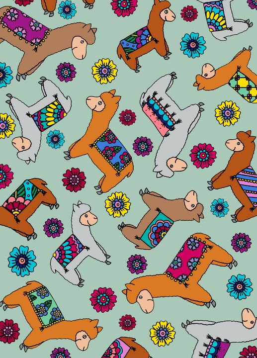 hlesliedesign's tweet photo. Art of the Day! "Alpacas". Buy at: https://t.co/b0VR6uxoCD https://t.co/T2qktyXp2W
