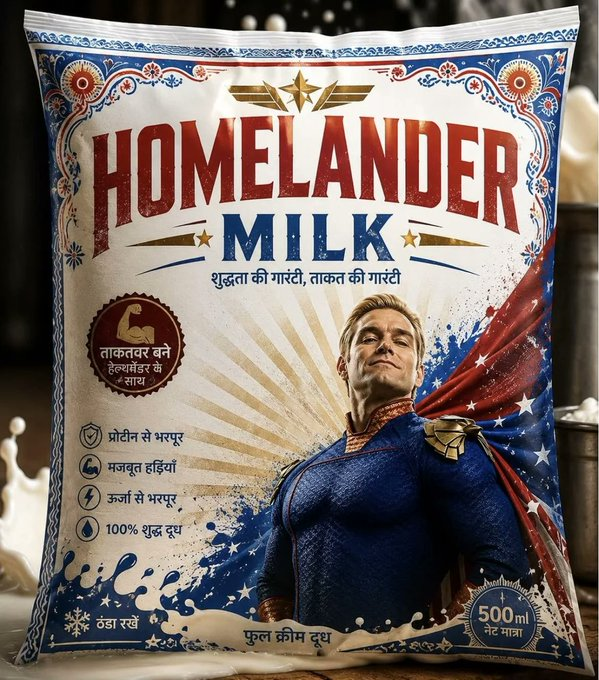 404Homelander's tweet photo. Amul got some serious competition ... https://t.co/Gky2tjjqyC