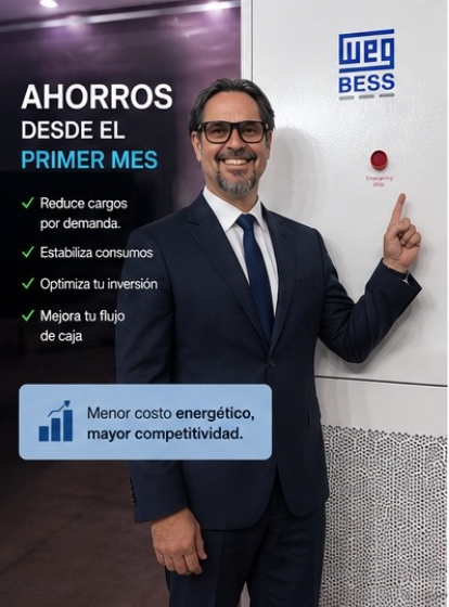 fernandogpmx's tweet photo. "Vendemos control, gestión y optimización de energía."
"WEG BESS. Porque el futuro no se trata de almacenar energía. Se trata de controlarla."
Agenda un diagnóstico energético hoy.
Con la tecnología WEG BESS tu empresa puede reducir cargos por demanda, optimizar el consumo https://t.co/6YhNVzeC0u