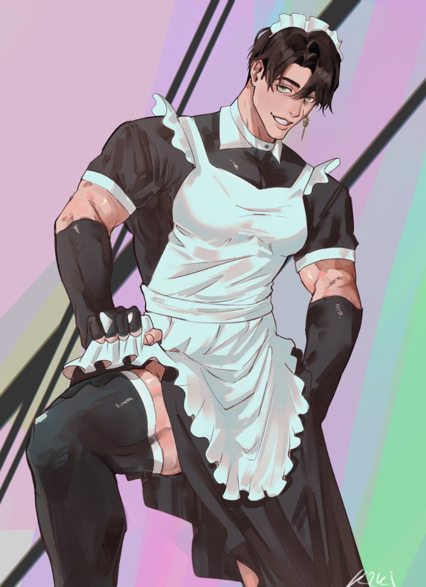 r2ki009's tweet photo. Maid Leander <3

#touchstarvedgame https://t.co/NL8jMtTF87