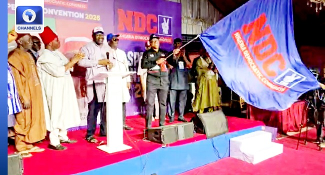 channelstv's tweet photo. NDC Unveils Obi As Presidential Candidate For 2027 General Elections

https://t.co/fXxtyYbT1q https://t.co/QTUllTYYAu