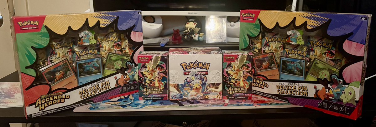 parkyspokestop's tweet photo. 🧇 More Ascended 🧇 

2x Ascended Booster Bundles, 2x Ascended Pin Collections, 1x Surging Sparks Booster Box 🔥 

$10 a spot, 64 spots total! Max of 12!

Wheel of 💀 live on Twitch 💜

RT for a chance at a free spot ❤️

🚢 and insurance included in the US https://t.co/8DAYIjn6NC