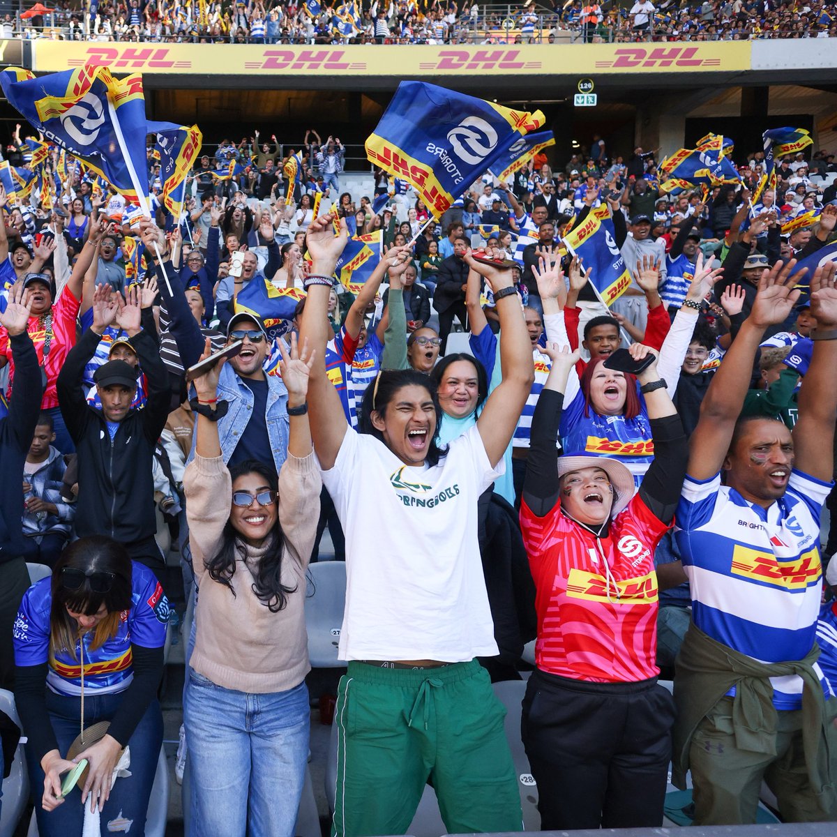 THESTORMERS's tweet photo. Nobody else has fans like ours. Thanks for turning up in your numbers and backing our team. #inittogether https://t.co/sk40a8wdLi
