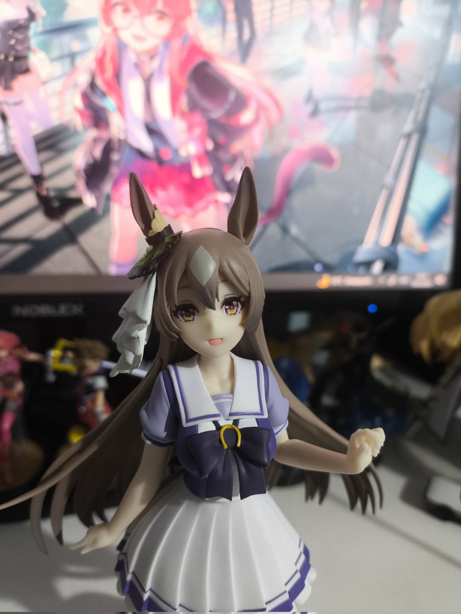 ZeroMCS91's tweet photo. Al fin tengo una figura de Uma musume! Bienvenida Satono Diamond! https://t.co/6XXdXwAz4f