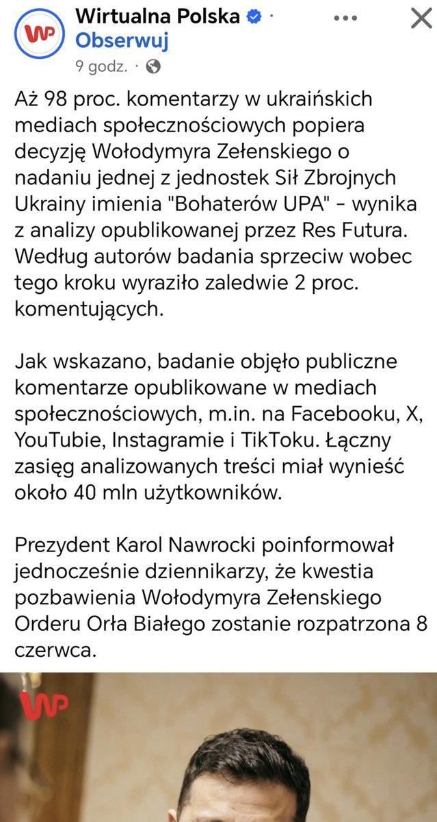 PhilKonieczny's tweet photo. 98% Ukraińców popiera gloryfikowanie nazizmu i uważa za bohaterów morderców, ktorzy w bestialski sposób zabijali Polaków. 
Myślę, ze powinnismy opłacić im kolejny miesiąc za starlinki i wysłać więcej pieniędzy z kredytow, ktore nasi politycy właśnie zaciągnęli. https://t.co/0HZMuC6ooX