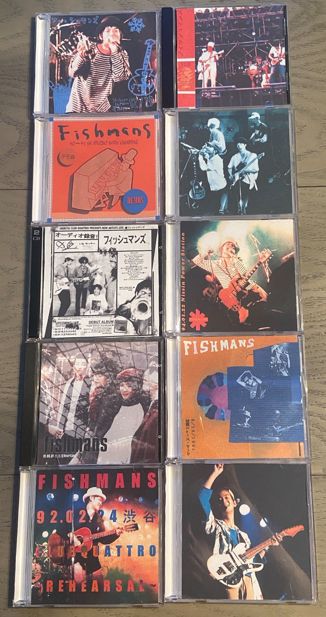 最近、フィッシュマンズのライブ音源を収録したCD-Rのプライベート