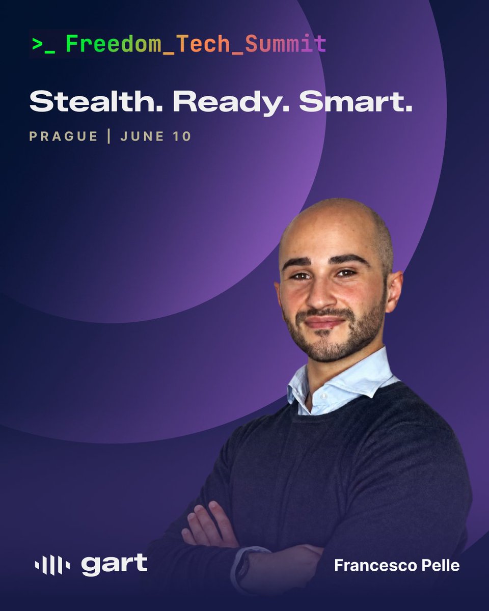 Gart_io's tweet photo. Centralized location-sharing has one flaw you can't patch: you hand a company your real-time movements and trust them not to look, leak, or sell.

Nostr decentralizes the relay. It doesn't close the leak.

At @FreedomTechSum , @bitciccio  will introduce NIP-GART (Group Alert & Response Transmission): an event kind for safety-critical alerts where content and metadata both stay hidden from relay operators.

June 10, 11:50 to 12:20. Prague.